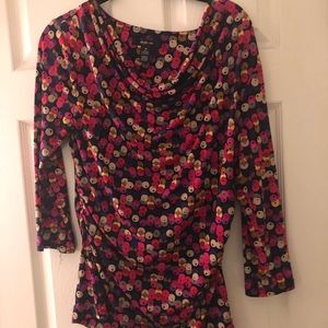 Style & Co M colorful blouse